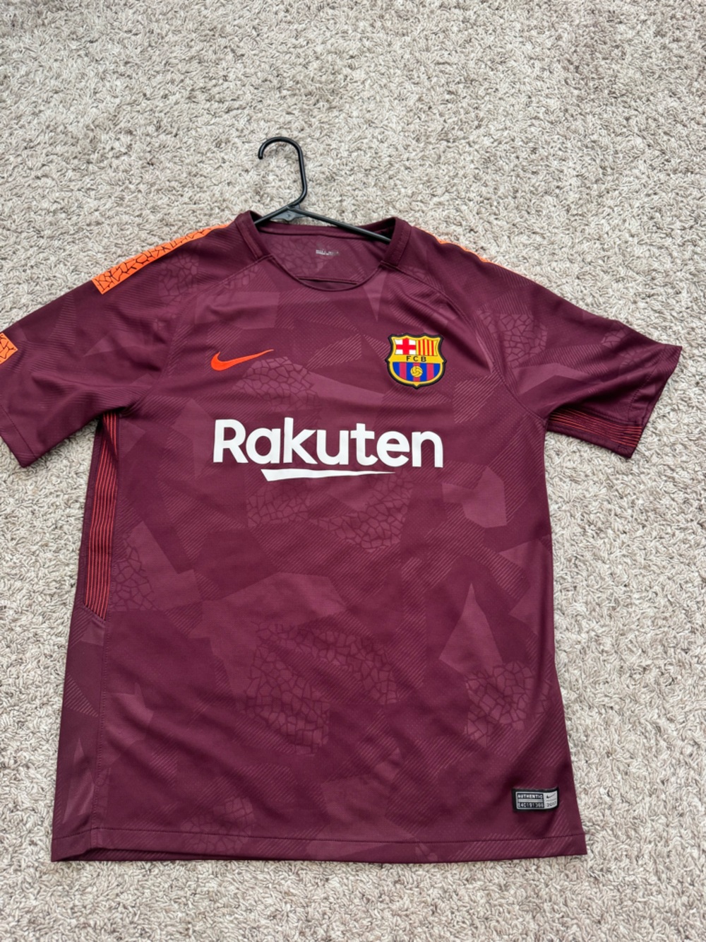 Nike Men’s Medium Barcelona FC Soccer Jersey Alternative Color Way